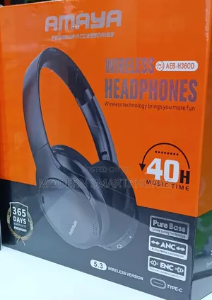 Amayaover-Ear Wireless Bluetooth Headphones