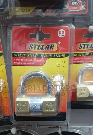 Stelar 50mm Water Resistant, Anti-Theft, Hardened Steel