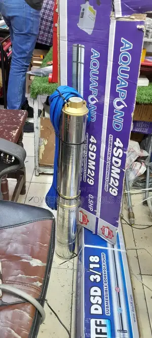 Aquapond 0.5hp Borehole Pump With Control Box