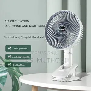 Rechargeable Desktop Fan,