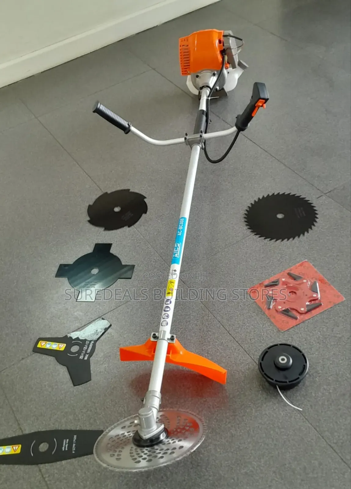 Aico 8 in 1 Brush Cutter; 4 Stroke Engine.