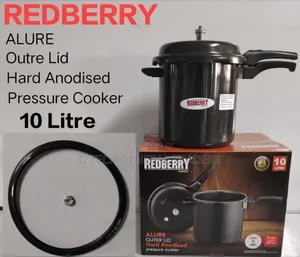 Red Berry Single Handle 10l Pressure Cooker