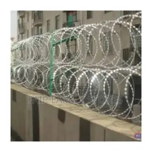 Galvanized Razor Wire 6 Meters Long, 750mm