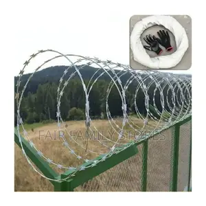 Razor Wire, / Galvanized 6meters and 450mm