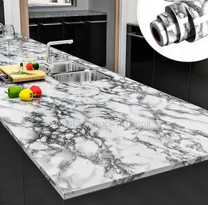 White Marble Wallpaper, 10 Meters Long