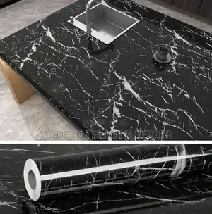 Black Marble Contact Wallpaper