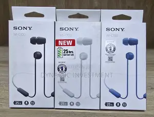 Sony WI-C100 Wireless in-Ear Headphones Built-in Microphone