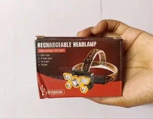 Rechargeable Headlamp Led Light, USB Charging, Made of ABS