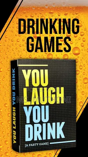 Drinking Party Game, You Laugh You Drink