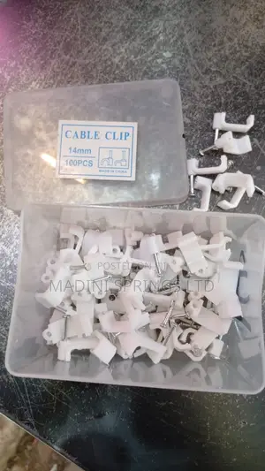 Round Wall Cable Clips(White Colour, From Size 6mm to 14mm)