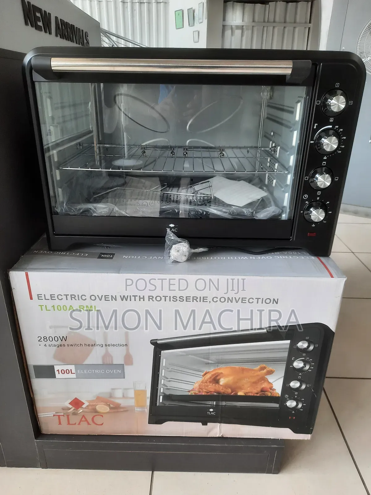 Commercial 100L Baking Oven. Tlac