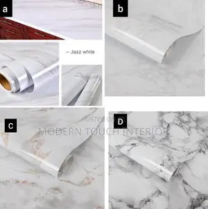 Modern White Marble Contact Wallpaper