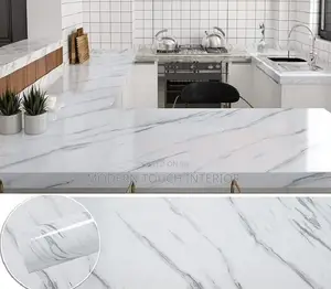 White and Grey Marble Wallpaper