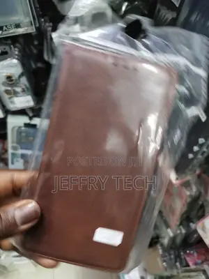 Leather Flip Cover for Huawei Y9 (2019) -Brown