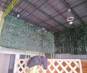 Artificial Green Fence Ceiling Installation