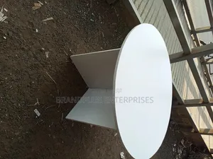 White Round Conference Table