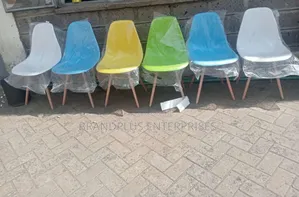 Blue, Yellow,White Eames Chair