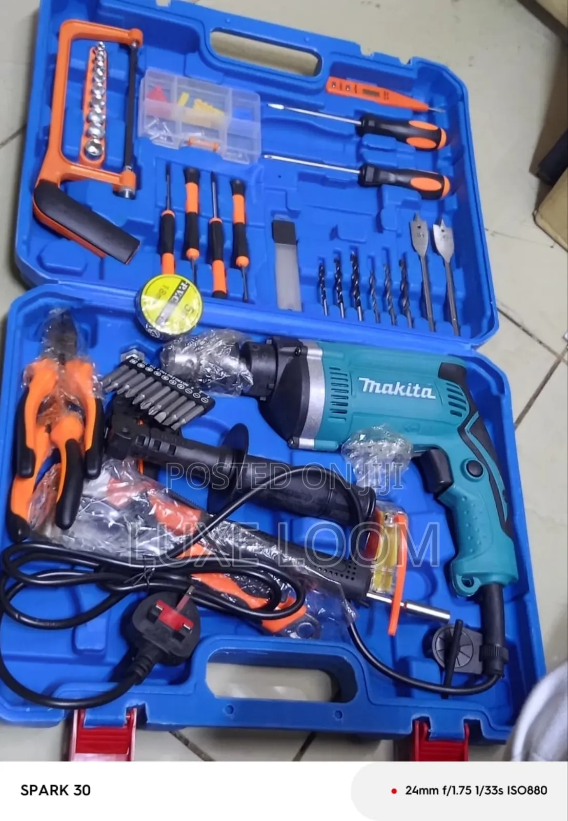 Makita Corded Drill Tool Set