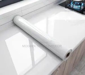Self-Adhesive White Marble Wallpapers