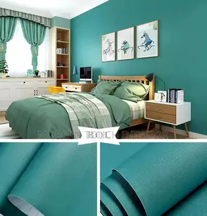 Peel and Stick Green Contact Wallpaper