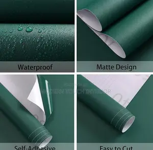Green Contact Wallpaper: Measures 0.6 by 10 Meters
