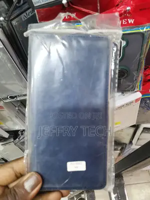 Vivo Y02 Flip Cover | Leather | Inside Pockets-Black