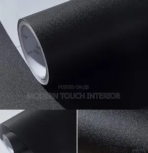Plain Black Contact Wallpaper