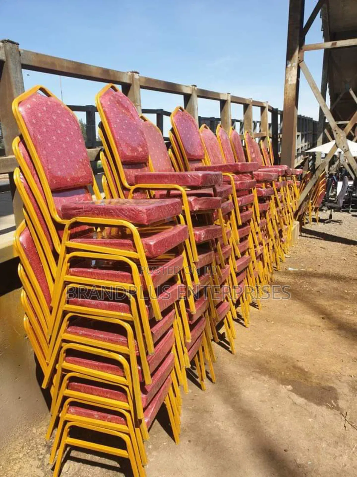 Red Conference Chairs