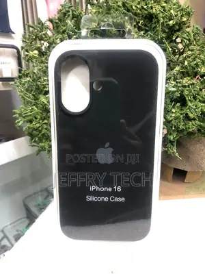 Apple MVF82ZM/A Silicone Case Cover for iPhone 16 - Black