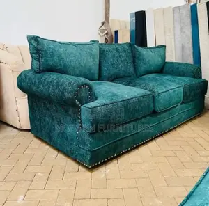 Green Customized 3 Seater Sofa