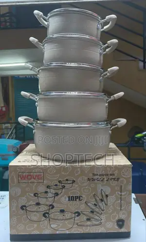 Ten Piece Jp Nonstick Cookware