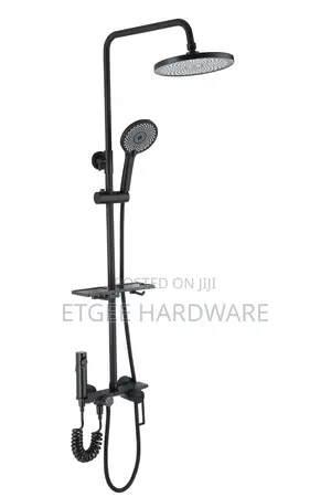 Shower Mixer Risers Brimix Black 8879X