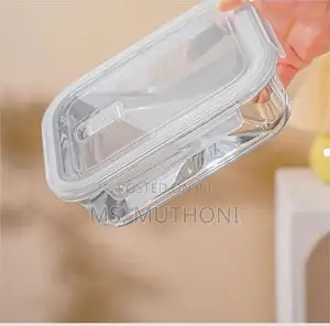 1040 Ml High Borosilicate Glass Lunch Box*