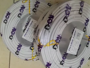 1.5mm Flex Cable, Three Cores; 91.44mts White; AON008
