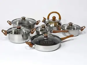 12pcs Yamiatei Stainless Steel Cookware Set