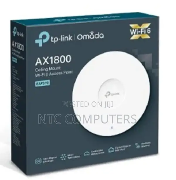 Tp-Link Ax1800 Ceiling Mount Wifi 6 Access Point Tl>>-Eap610