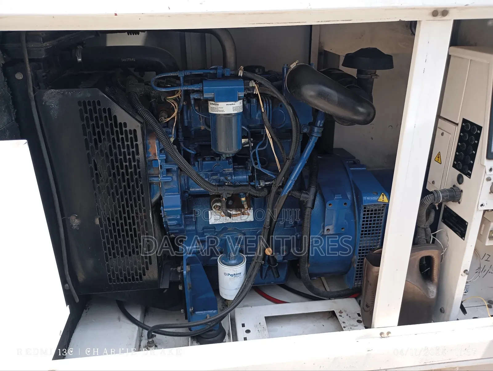 Generator 27kva Ex Uk Perkins. = Clean