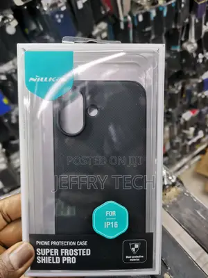 Nillkin Super Frosted Cover Case for iPhone 16 -Black