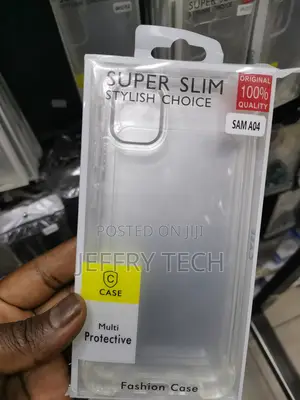 Samsung A04 Clear Case Soft Slim Protective TPU Phone Cover