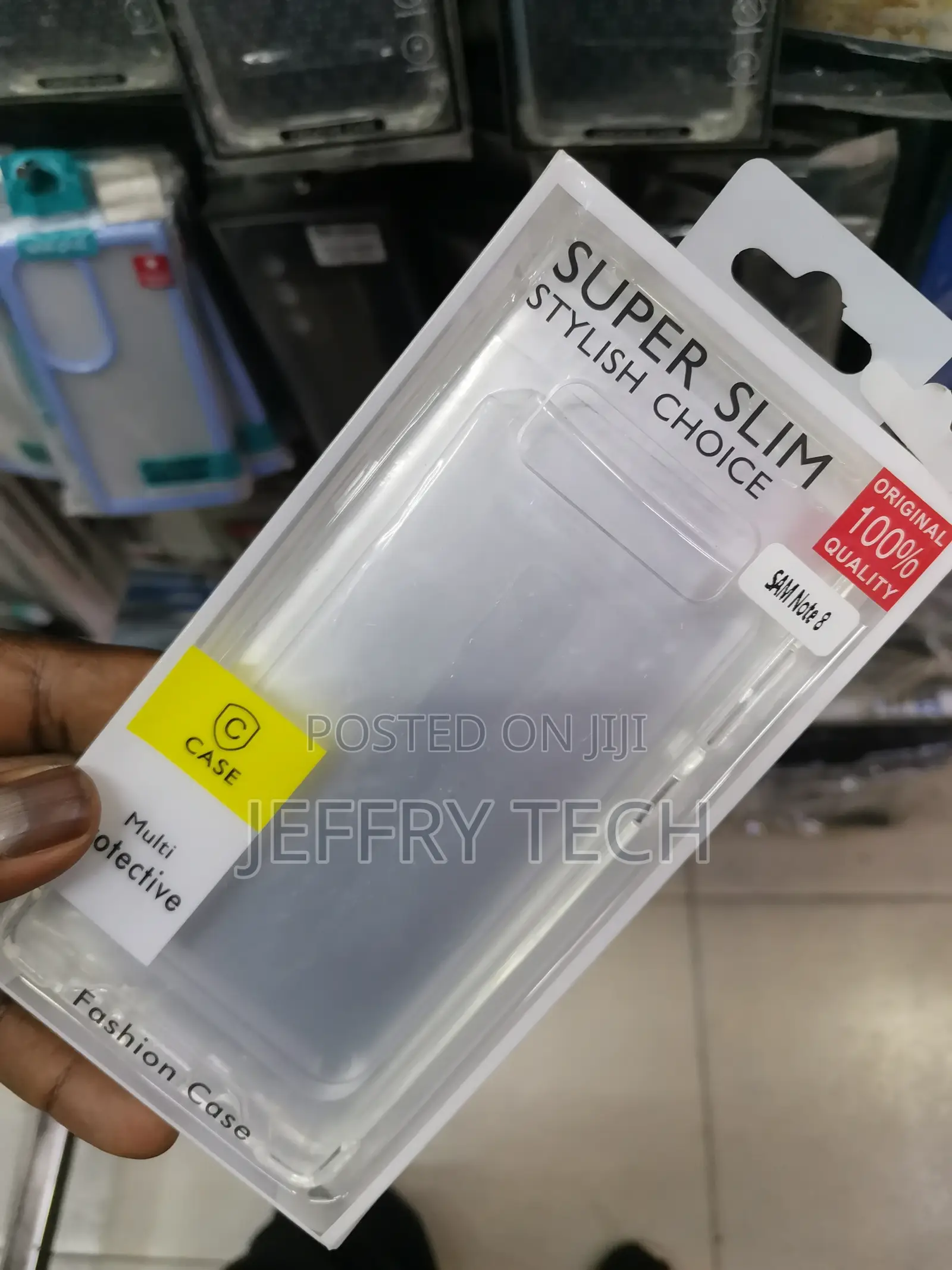Clear Stylish Transparent Case for Samsung Galaxy Note 8