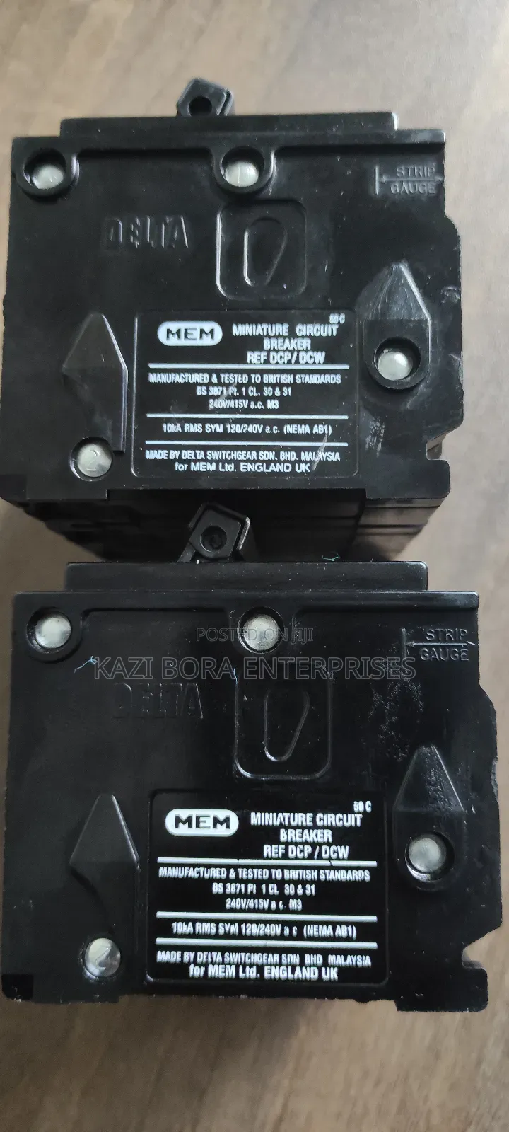 30A Mem 3-Pole MCB
