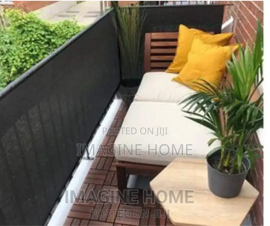 Balcony Privacy Shield Canvas Material Decor