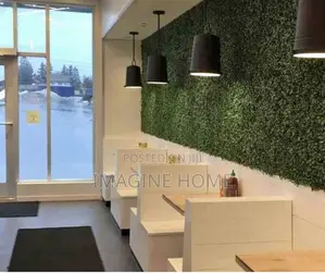 Artificial Green Wall Hedges Wall Decor Restaurant