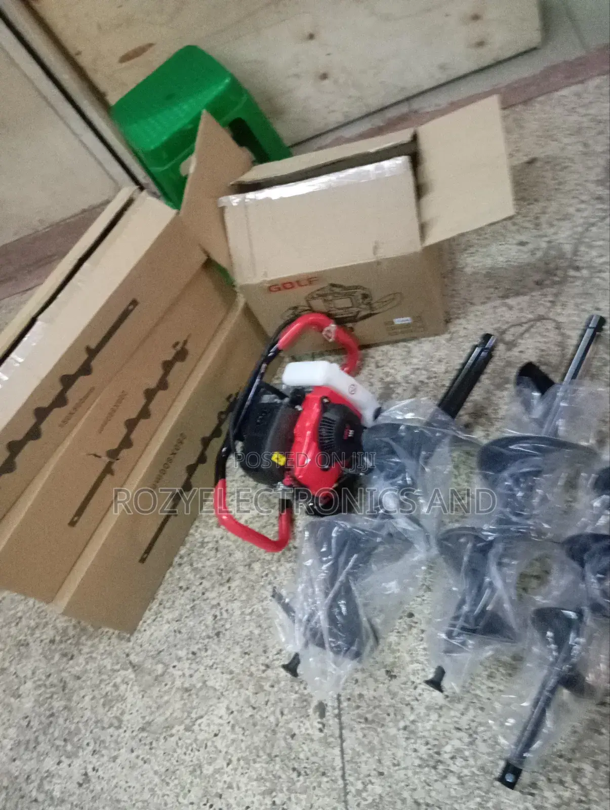 4 Stroke Earth Auger Machine
