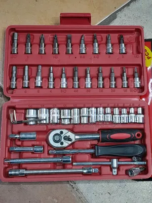 CRV Universal Socket Wrench Spanners Set 46 Piece