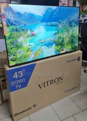Vitron 4388fs 43" Inches Frameless Smart Android Tv Netflix