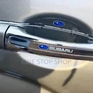 Colorless Subaru Branded Door Handle Bowl Scratch Stickers