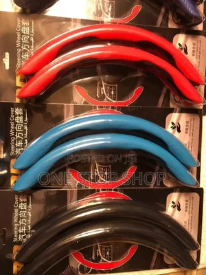 Colored 2pc Style Steering Wheel Cover