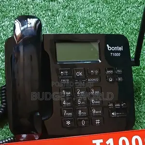 LCD Display With Backlit, Dual Sim Corded Landline Phone