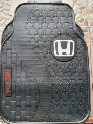 Honda White Logo Mats